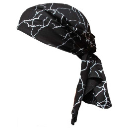 Chusta Progress Šátek D Sat Tisk 9BG czarny PatternBlackLightning