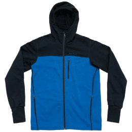 Bluza męska Devold Explorer Merino Hooded Jkt Man niebieski/czarny Royal/Ink