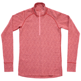 Damska koszulka Devold Signature Silk 230 Zip Wmn różowy Apricot