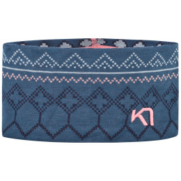 Opaska damska Kari Traa Perle Headband ciemnoniebieski Sail