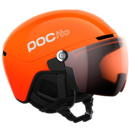 Kask narciarski dla dzieci POC POCito Obex Visor pomarańczowy Fluorescent Orange/Clarity POCito/Partly Sunny/Light Orange