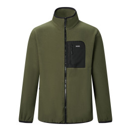 Bluza męska Regatta Frankie Full Zip Fleece khaki DarkKhak/Blk