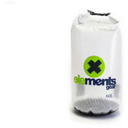 Wodoodporny worek Elements Gear TRANSPARENT 60 l przeroczysty