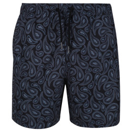 Męski strój kąpielowy Regatta Loras Swim Short czarny/niebieski BlackPaisley