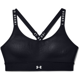 Biustonosz Under Armour Infinity Mid Bra czarny Black/Black/White