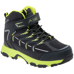 Buty dziecięce Elbrus Savas Mid Wp Jr czarny/żółty Black/Lime/Silver