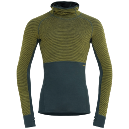 Męska bluza Devold Tuvegga Merino Hoodie Man zielony GREEN