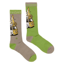 Podkolanówki E9 Odd Van2.4 zielony/szary Assorted
