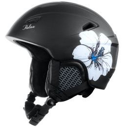 Kask narciarski dla kobiet Relax Wild czarny Black