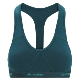 Sportowy biustonosz Icebreaker Women Sprite Racerback Bra zielony Green Glory
