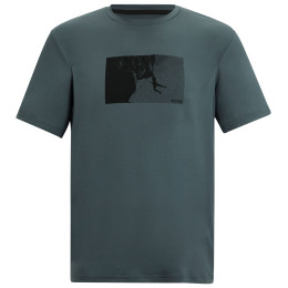 Koszulka męska Regatta Fingal Stretch ciemnozielony Dark Storm