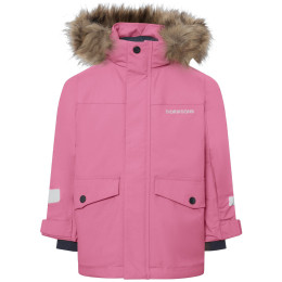 Dziecięca kurtka zimowa Didriksons Bjärven Kids Parka 5 Heather Pink różowy Heather Pink