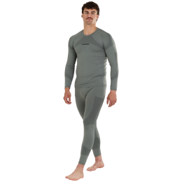 Męska bielizna termoaktywna Fundango Seamless Baselayer Set khaki khaki