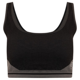 Sportowy biustonosz Dare 2b Dont Sweat It Top czarny Blk/CharGry