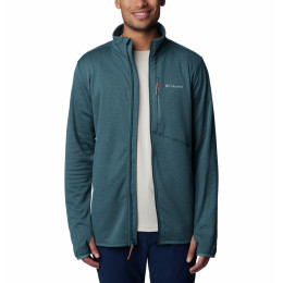 Męska bluza Columbia Park View™ Fleece Full Zip niebieski/szary Night Wave Heather, Metal