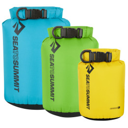 Zestaw toreb na łódkę Sea to Summit Dry Sack 3-Piece Set niebieski/zielony 1L Blue, 2L Green, 4L Red
