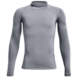 Dziecięca koszulka Under Armour HG Armour Mock LS Gray szary Gray