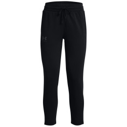 Damskie spodnie dresowe Under Armour Terry Rival Jogger czarny Black / / White