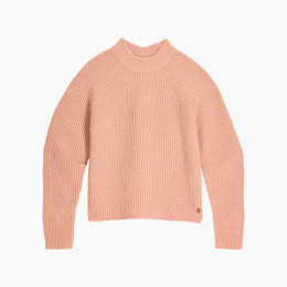 Sweter damski Royal Robins W Rockcraft Mock Neck różowy Sea Blush Htr