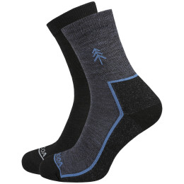 Skarpetki MOOA Merino Forest 2-pack mix1 Mix 1 (black,navy)