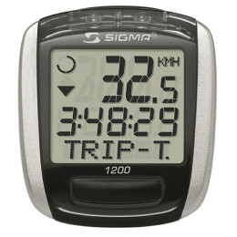 Licznik rowerowy Sigma BaseLine 1200 czarny/srerbny