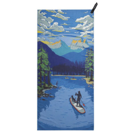 Ręcznik szybkoschnący PackTowl Personal Body jasnoniebieski Daydream Print