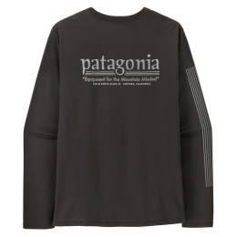 Koszulka męska Patagonia M's L/S Cap Cool Daily Shirt - Hut Tripper czarny Black