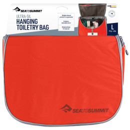 Kosmetyczka Sea to Summit Ultra-Sil Hanging Toiletry Bag Large pomarańczowy Spicy Orange