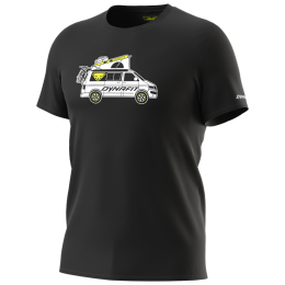 Koszulka męska Dynafit Graphic Co M S/S Tee czarny/żółty black out/DYNAVAN