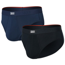 Slipy męskie Saxx Vibe Xtra Soft Comfort Brief Fly 2Pk czarny/niebieski black/navy