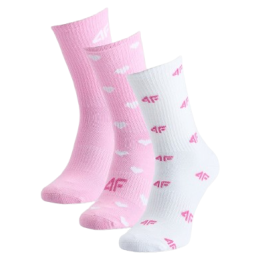 Skarpetki 4F Socks Cas F394 (3Pack) mix2 MULTICOLOUR ALLOVER