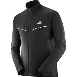 Męska bluza Salomon Agile Softshell Jkt M czarny Black
