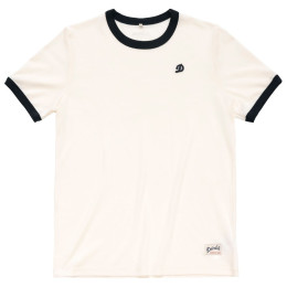 Koszulka Devold Archive Ringer Tee biały WHITE/INK
