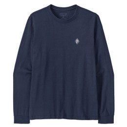 Koszulka męska Patagonia M's L/S MW Hut Tripper Skyline T-Shirt niebieski New Navy