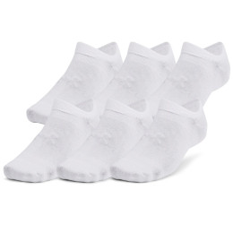 Skarpetki Under Armour Essential No Show 6pk biały wht