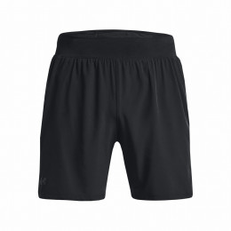 Męskie szorty Under Armour Launch Pro 7'' Shorts czarny Black / Black / Reflective