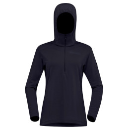 Bluza damska Norrona falketind warm1 Hood czarny Caviar Black