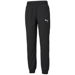 Męskie spodnie dresowe Puma Active Woven Pants cl czarny black