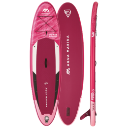 Paddleboard Aqua Marina Coral 10‘2" fioletowy