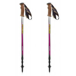Kije trekkingowe Vipole Trekker Cork różowy Violet