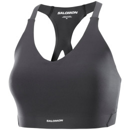 Sportowy biustonosz Salomon Shakeout Bliss Bra czarny Deep Black