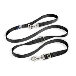 Smycz dla psa Curli Adjustable Leash Nylon czarny Black
