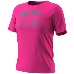 Koszulka damska Dynafit Graphic Co T-Shirt W różowy 6551 - flamingo/BOYFRIEND
