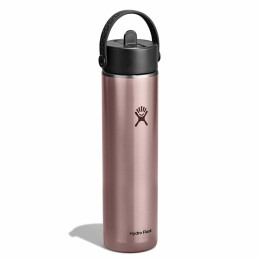 Termos Hydro Flask 24 Oz Lightweight Wide Flex Straw Cap różowy QUARTZ