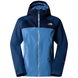 Kurtka damska The North Face Stratos Jacket niebieski/biały Indigo Stone/Summit Nav