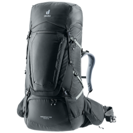 Damski plecak turystyczny Deuter Aircontact Pro 75+10 SL czarny graphite