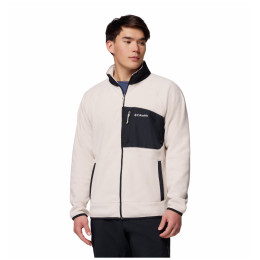 Bluza męska Columbia Fast Trek™ Overlay Full Zip beżowy Dark Stone, Black