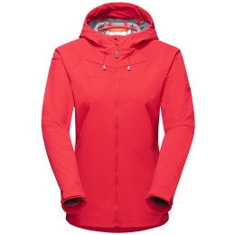 Kurtka damska Mammut Sapuen SO Hooded Jacket Women różowy Sunset