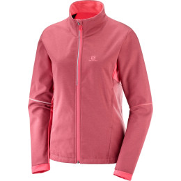 Bluza damska Salomon Agile Softshell Jkt W różowy CalypsoCoral