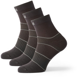 Skarpetki Zulu Sport 3-pack czarny Black/Black/Gray